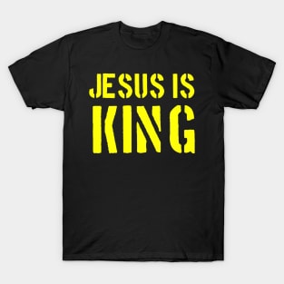 Jesus Is King - Christian Faith T-Shirt